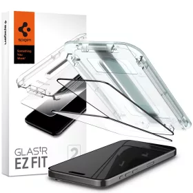   Spigen Glas.tR EZ Fit Full Cover Apple iPhone 15 Pro készülékhez – Fekete