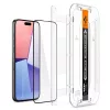 Spigen Glas.tR EZ Fit Full Cover Apple iPhone 15 Pro készülékhez – Fekete