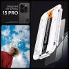 Spigen Glas.tR EZ Fit Full Cover Apple iPhone 15 Pro készülékhez – Fekete