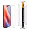 Spigen Glas.tR EZ Fit Apple iPhone 15 készülékhez – Átlátszó