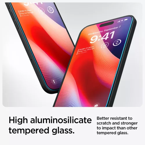 Spigen Glas.tR EZ Fit Apple iPhone 15 készülékhez – Átlátszó