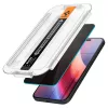 Spigen Glas.tR EZ Fit Privacy Apple iPhone 15 készülékhez – Betekintésvédő