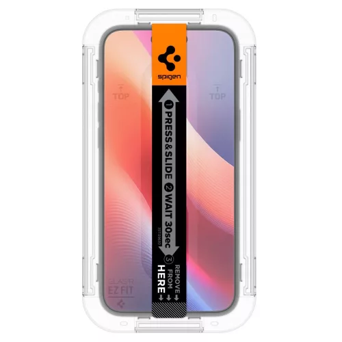 Spigen Glas.tR EZ Fit Privacy Apple iPhone 15 készülékhez – Betekintésvédő