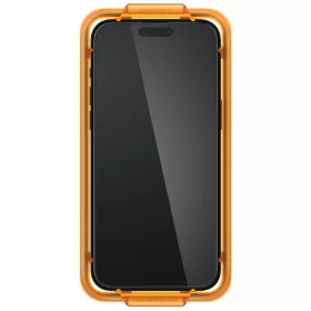   Spigen ALM Glass.tR FC Apple iPhone 15 készülékhez – Fekete