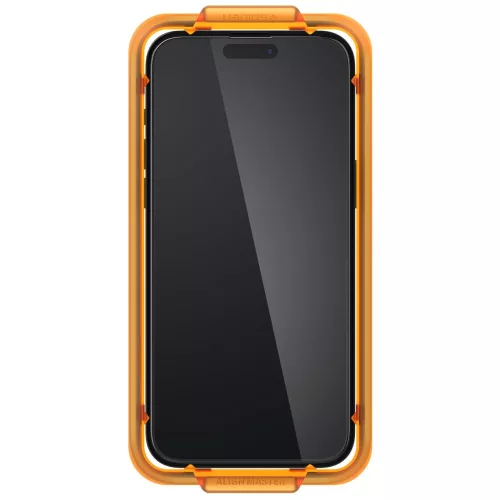 Spigen ALM Glass.tR FC Apple iPhone 15 készülékhez – Fekete