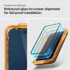 Spigen ALM Glass.tR FC Apple iPhone 15 készülékhez – Fekete