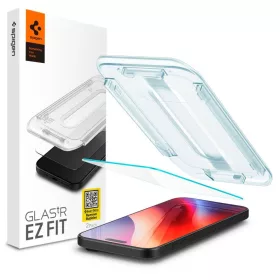   Spigen Glas.tR EZ Fit Apple iPhone 15 készülékhez – Átlátszó (1 db) - 