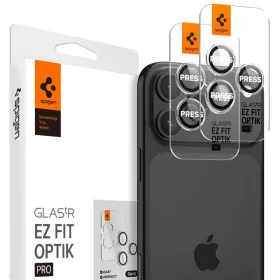   Spigen Optik Pro Glas.tR EZ Fit Apple iPhone 14 Pro készülékhez – Átlátszó