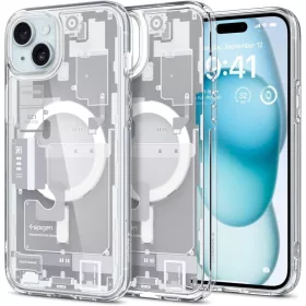   Spigen Ultra Hybrid Mag tok Apple iPhone 15 Plus készülékhez – Fehér