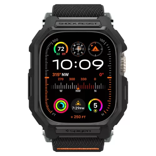 Spigen Lite Fit Pro Apple Watch Ultra 1/2/3 (49 mm) tok - matt fekete