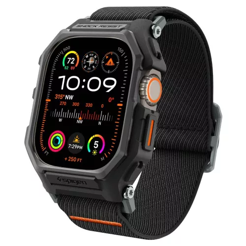 Spigen Lite Fit Pro Apple Watch Ultra 1/2/3 (49 mm) tok - matt fekete