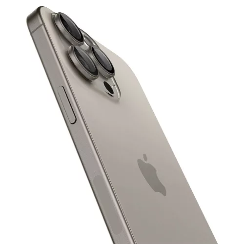 Spigen Optik Pro Glas.tR EZ Fit Apple iPhone 14 Pro készülékhez – Természetes titán