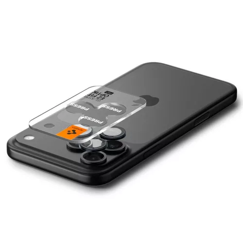 Spigen Optik Pro Glas.tR EZ Fit Apple iPhone 14 Pro készülékhez – Kék titán