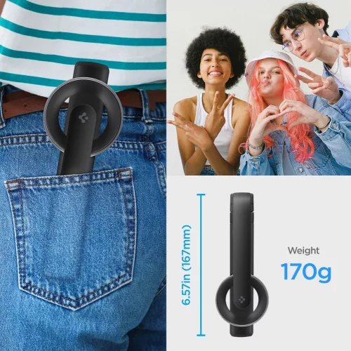 Spigen s571w mágneses bluetooth önjátszó tripod fekete