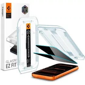   Spigen Glas.tR EZ Fit AC Privacy üvegfólia (2-pack) Apple iPhone 16 Pro Max készülékhez – Átlátszó