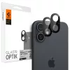 Spigen Optik Glas.tR kameravédő (2-pack) Apple iPhone 16 készülékhez – Fekete