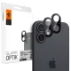 Spigen Optik Glas.tR kameravédő (2-pack) Apple iPhone 16 készülékhez – Fekete