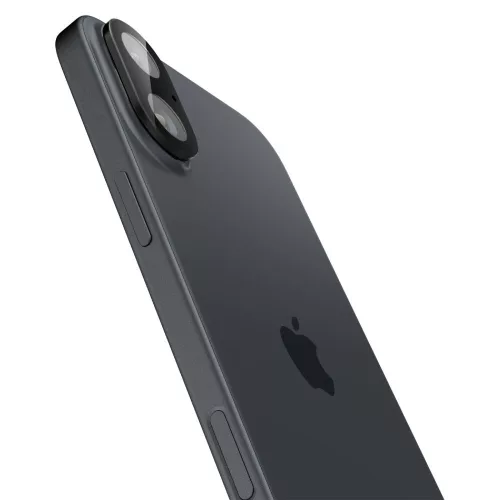 Spigen Optik Glas.tR kameravédő (2-pack) Apple iPhone 16 készülékhez – Fekete