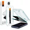 Spigen Glas.tR EZ Fit AC Privacy üvegfólia (2-pack) Apple iPhone 16 Pro készülékhez – Átlátszó