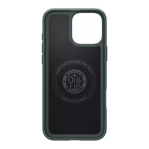 Spigen Thin Fit Mag MagSafe tok Apple iPhone 16 Pro Max készülékhez – Mélyzöld