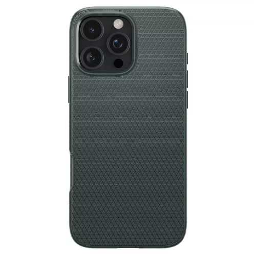 Spigen Liquid Air tok Apple iPhone 16 Pro Max készülékhez – Mélyzöld