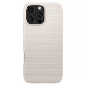   Spigen Liquid Air tok Apple iPhone 16 Pro Max készülékhez – Természetes titán