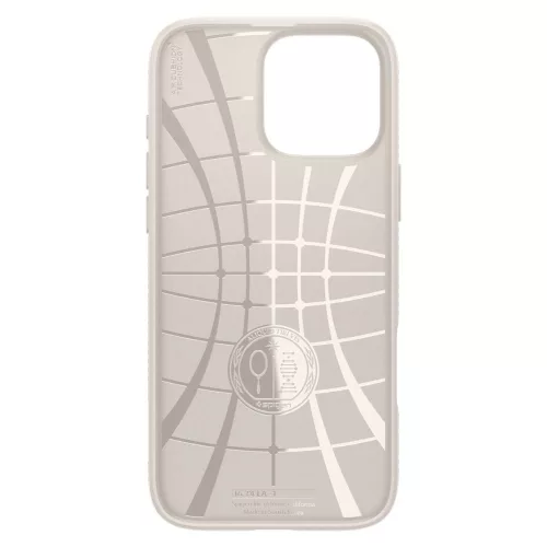 Spigen Liquid Air tok Apple iPhone 16 Pro Max készülékhez – Természetes titán