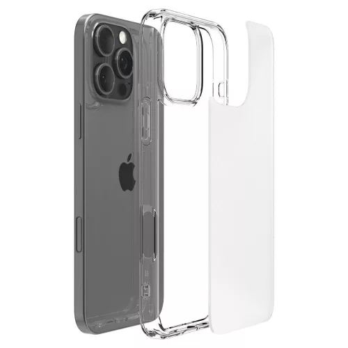 Spigen Ultra Hybrid tok Apple iPhone 16 Pro Max készülékhez – Átlátszó/matt