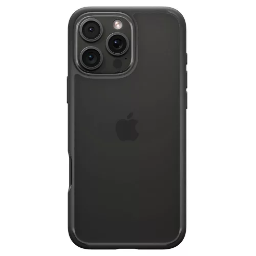Spigen Ultra Hybrid tok Apple iPhone 16 Pro Max készülékhez – Matt fekete/átlátszó