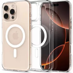  Spigen Ultra Hybrid Mag MagSafe tok Apple iPhone 16 Pro Max készülékhez – Fehér