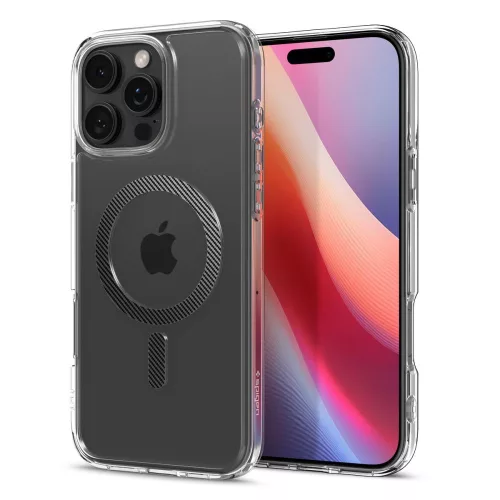 Spigen Ultra Hybrid Mag MagSafe tok Apple iPhone 16 Pro Max készülékhez – Carbon fekete