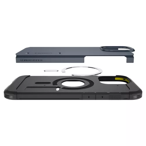 Spigen Tough Armor Mag MagSafe tok Apple iPhone 16 Pro Max készülékhez – Palaszürke