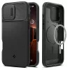 Spigen Optik Armor Mag MagSafe tok Apple iPhone 16 Pro Max készülékhez – Fekete