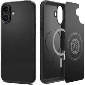   Spigen Thin Fit Mag MagSafe tok Apple iPhone 16 Plus készülékhez – Fekete