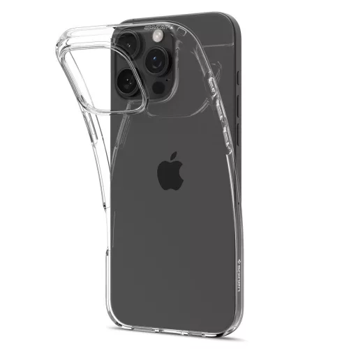 Spigen Liquid Crystal tok Apple iPhone 16 Pro készülékhez – Átlátszó