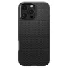Spigen Liquid Air tok Apple iPhone 16 Pro készülékhez – Matt fekete