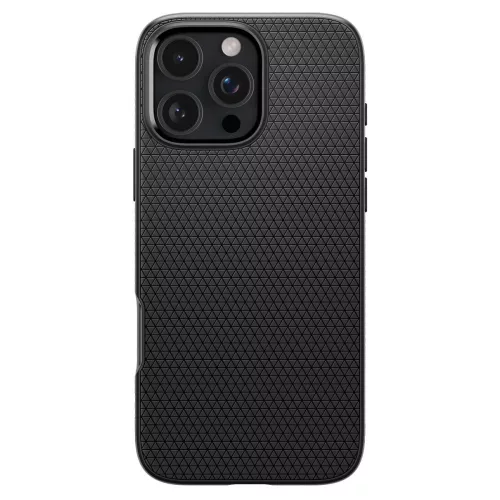 Spigen Liquid Air tok Apple iPhone 16 Pro készülékhez – Matt fekete