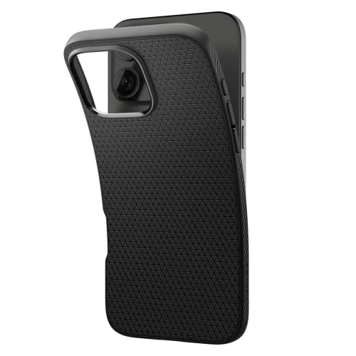 Spigen Liquid Air tok Apple iPhone 16 Pro készülékhez – Matt fekete