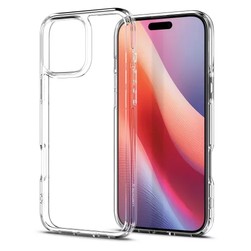 Spigen Ultra Hybrid tok Apple iPhone 16 Pro készülékhez – Átlátszó