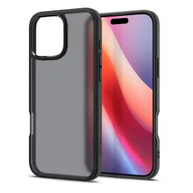   Spigen Ultra Hybrid tok Apple iPhone 16 Pro készülékhez – Matt fekete/átlátszó