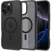 Spigen Ultra Hybrid Mag MagSafe tok Apple iPhone 16 Pro készülékhez – Matt fekete/átlátszó