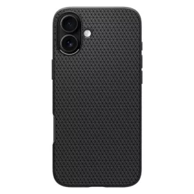   Spigen Liquid Air tok Apple iPhone 16 készülékhez – Matt fekete