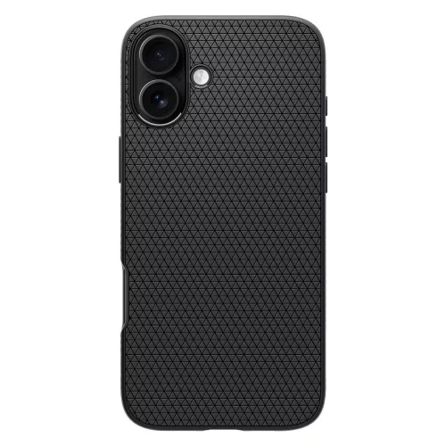 Spigen Liquid Air tok Apple iPhone 16 készülékhez – Matt fekete