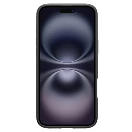 Spigen Liquid Air tok Apple iPhone 16 készülékhez – Matt fekete
