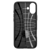 Spigen Liquid Air tok Apple iPhone 16 készülékhez – Matt fekete