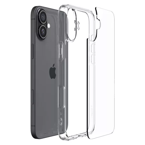 Spigen Ultra Hybrid tok Apple iPhone 16 készülékhez – Átlátszó