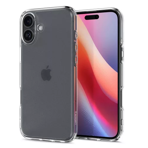 Spigen Ultra Hybrid tok Apple iPhone 16 készülékhez – Átlátszó/matt