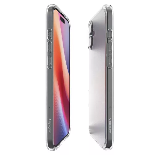 Spigen Ultra Hybrid tok Apple iPhone 16 készülékhez – Átlátszó/matt