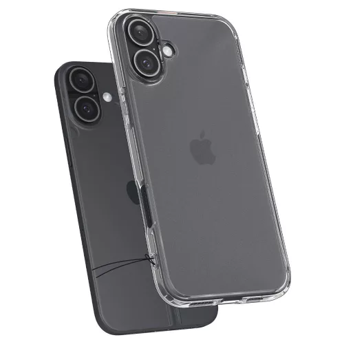 Spigen Ultra Hybrid tok Apple iPhone 16 készülékhez – Átlátszó/matt