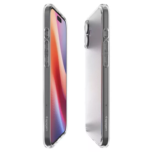 Spigen Ultra Hybrid tok Apple iPhone 16 készülékhez – Átlátszó/matt